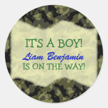 Baby Boy - Camouflage Themed Baby Dusche