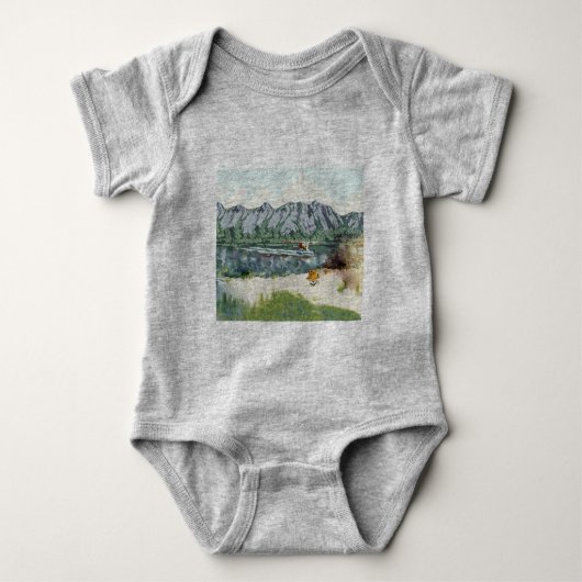 Baby Boy Camper Strampler (Vorderseite)
