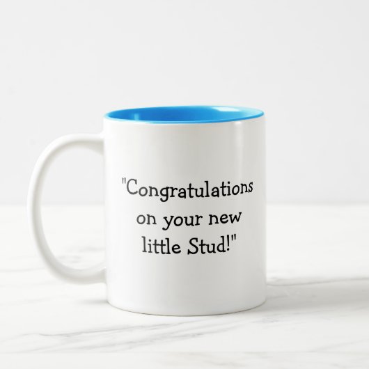 Baby Boy Carpenter Stud Tasse (Links)