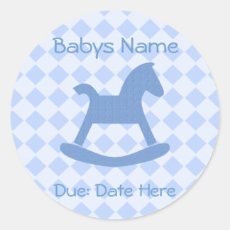 Baby Boy Collection Runder Aufkleber
