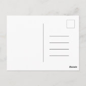 Baby Boy Congratulations New Baby Card Postkarte (Rückseite)