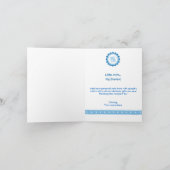 Baby Boy Danky Card Dankeskarte (Innenseite)