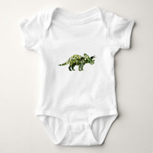 Baby boy Dinosaur Baby Jersey Bodysuit Baby Strampler