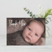 Baby Boy Dusche Custom Danke Birth (Stehend Vorderseite)