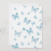 Baby Boy Dusche Es ist ein Boy Blue Einladung (Rückseite)