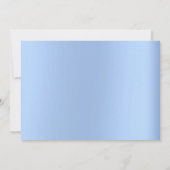 Baby Boy Dusche Feet Glitzer Blue White Einladung (Rückseite)