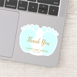 Baby Boy Dusche Gastgeschenk Vielen Dank Aufkleber