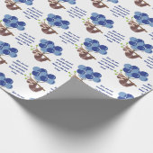 Baby Boy Duschwrapping Paper Geschenkpapier (Ecke)