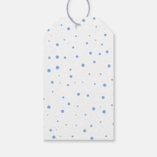 Baby Boy Duwer Greenery Elephant Vielen Dank Geschenkanhänger (Rückseite)