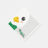 Baby Boy Eagle Green Baby Dusche Napkins Serviette (Ecke)