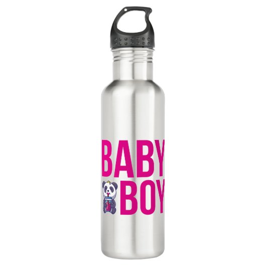 Baby Boy Edelstahlflasche (Vorderseite)
