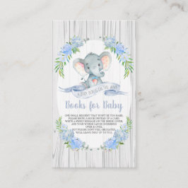 Baby Boy Elephant Babydusche buchen Begleitkarte