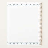 Baby Boy Elephant Individuelle Name und Geburtsdet Planer (Rückseite)