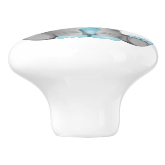 Baby Boy Elephant Keramikknauf (Seitenansicht)