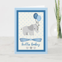 Baby Boy Elephant mit Balloons