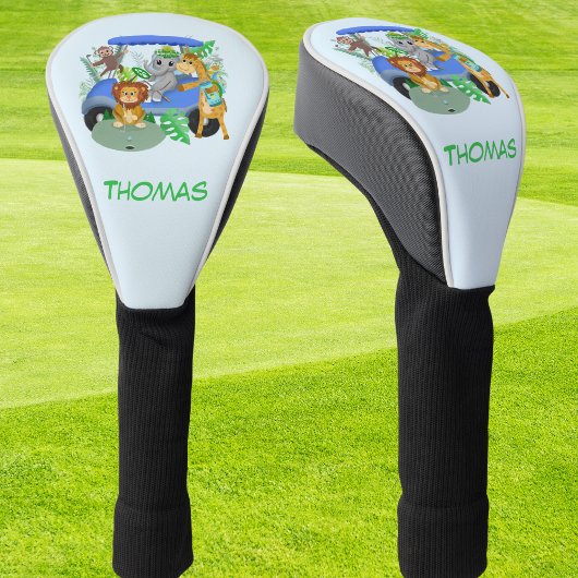 Baby Boy Elephant & Monkey Golf Golf Headcover
