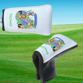 Baby Boy Elephant & Monkey Golf Headcover