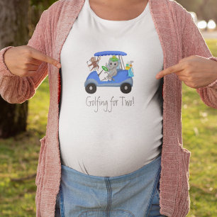 Baby Boy Elephant & Monkey Golfspiel für zwei T-Shirt