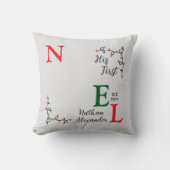 Baby Boy Erste Weihnachtsfeier Erstes Weihnachten Kissen (Vorderseite)