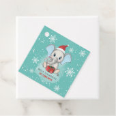 Baby Boy Erste Weihnachtsfeier Niedlich Elephant H Geschenkanhänger (Beispiel)