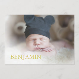 Baby Boy Foto Namensfeier Hebräisch Juden Einladung