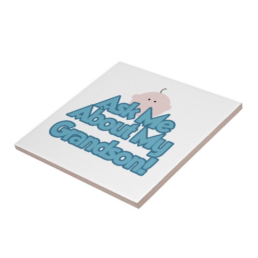 Baby Boy Fragte über meine Grandson Geschenke Fliese (Seite)