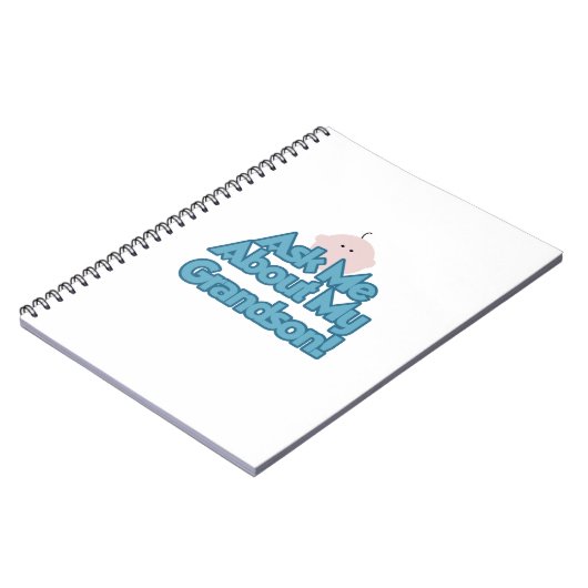 Baby Boy Fragte über meine Grandson Geschenke Notizblock (Linke Seite)