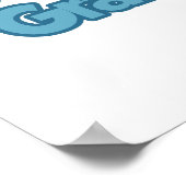 Baby Boy Fragte über meine Grandson Geschenke Poster (Ecke)