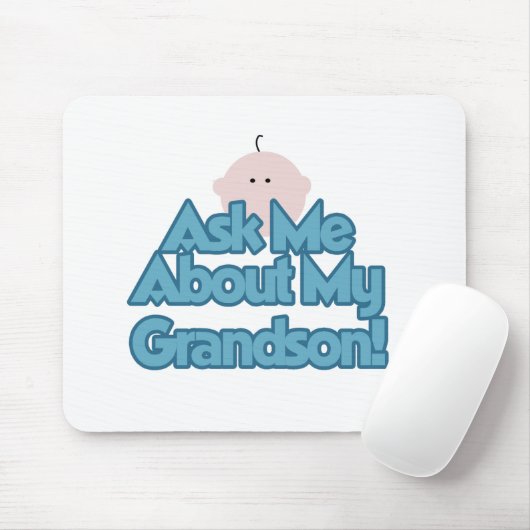 Baby Boy Fragte über meine Grandson Tshirts und Ge Mousepad (Mit Mouse)
