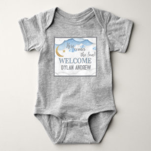 Baby Boy Geschenk! Begrüßen Sie ihn damit Strampler