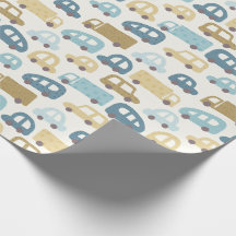 Baby Boy Geschenkverpackung Autos & Lastwagen | Bl