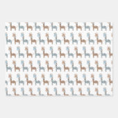 Baby Boy Giraffe Geschenkpapier Set (Vorderseite 3)