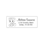 Baby Boy Girl Bear Jumpsuit Adresse 2 Permastempel (Design)