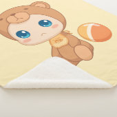 Baby Boy Girl Bear Jumpsuit Sherpadecke (3/4)