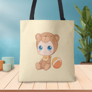 Baby Boy Girl Bear Jumpsuit Tasche