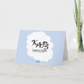 Baby Boy Glückwünsche Karte (Rückseite)