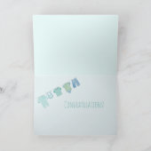 Baby Boy Glückwünsche Karte (Innenseite)