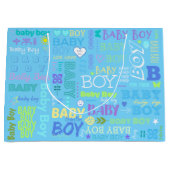 Baby Boy Große Geschenktüte (Vorderseite)