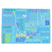 Baby Boy Große Geschenktüte (Rückseite)