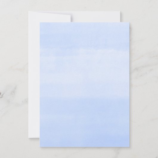 Baby Boy halbiert niedliche Geisterdusche Dankeskarte (Rückseite)