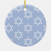 Baby Boy Hebrew Namensfeier Jüdisch Keramik Ornament (Hinten)