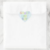 Baby Boy Herz-Aufkleber (Tasche)