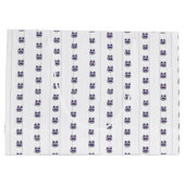 Baby Boy Horned Frog Lila Große Geschenktüte (Rückseite)