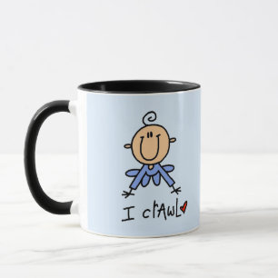 Baby Boy I Crawl T-Shirts und Geschenke Tasse