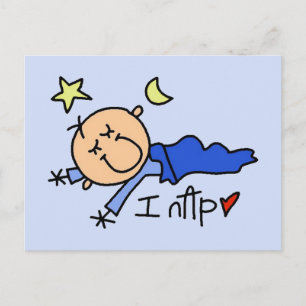 Baby Boy Ich halte ein Nickerchen Postkarte