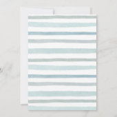 Baby Boy im Bau, Digger Baby Dusche Einladung (Rückseite)