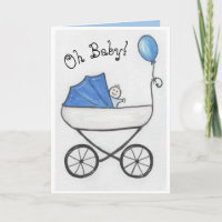 Baby Boy im Kinderwagen
