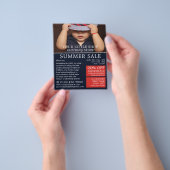 Baby Boy in Hat, Kinderkleidungsgeschäft Flyer (Gruppe)