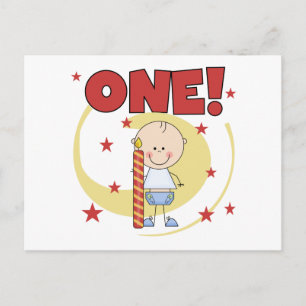 Baby Boy ist ein 1. Geburtstagsgeschenk Postkarte