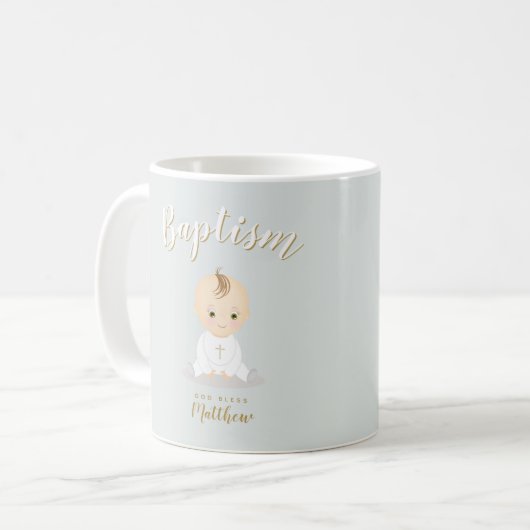 Baby Boy Kaffeetasse (Vorderseite Links)